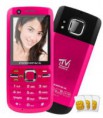 Celular com 3 chips MP25 Powerpack